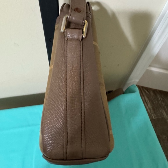 Burberry Brown Plaid Crossbody Bag - Picture 5 of 9
